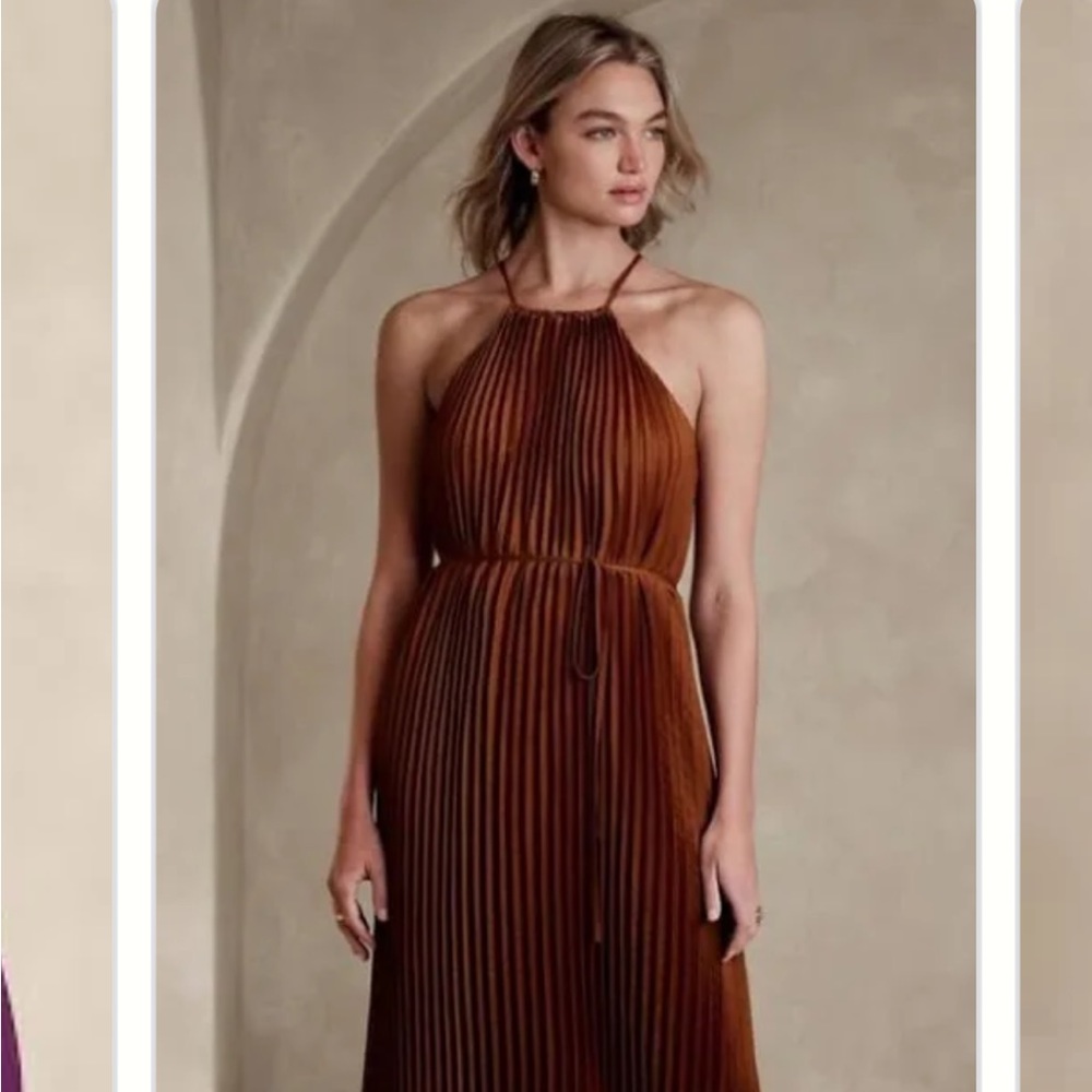 Banana Republic Pleaded Dress